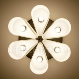 Lampada da soffitto Rustic Lodge a 6 luci