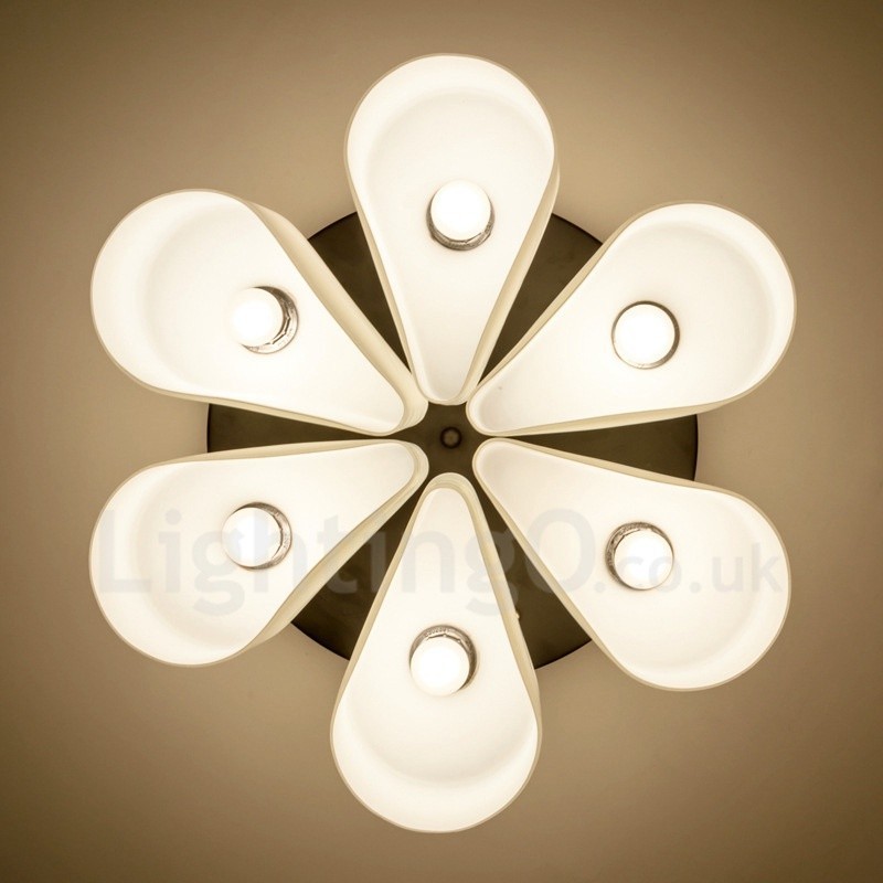 Lampada da soffitto Rustic Lodge a 6 luci