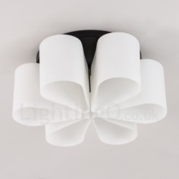 Lampada da soffitto Rustic Lodge a 6 luci