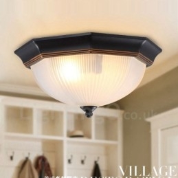 Lampada da soffitto Rustica Lodge LED integrato 32 x 15 cm