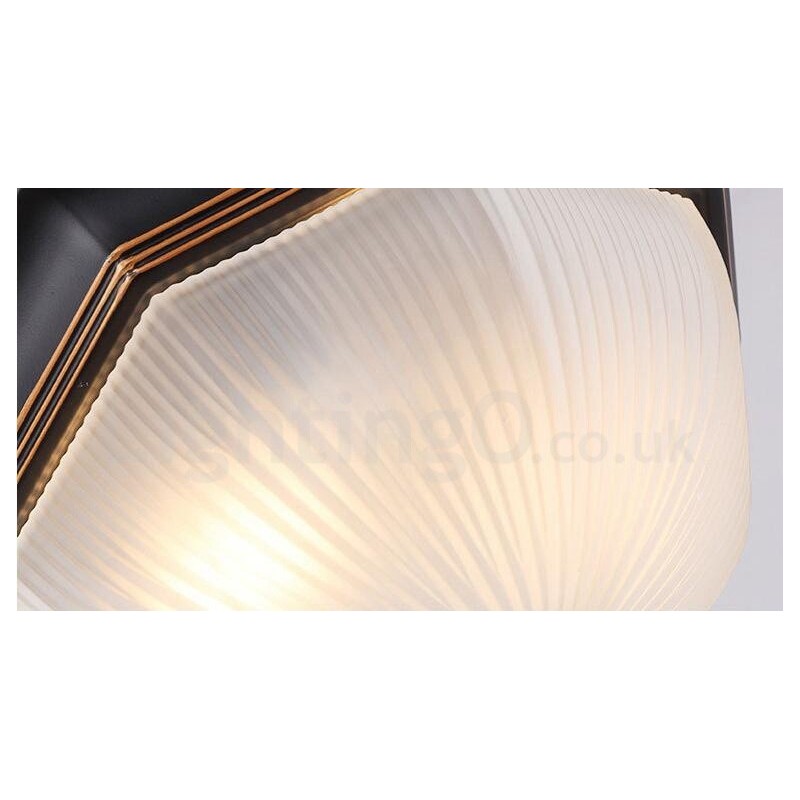 Lampada da soffitto Rustica Lodge LED integrato 32 x 15 cm