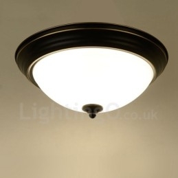 Lampada da soffitto Rustica Lodge LED integrata 30 x 15 cm