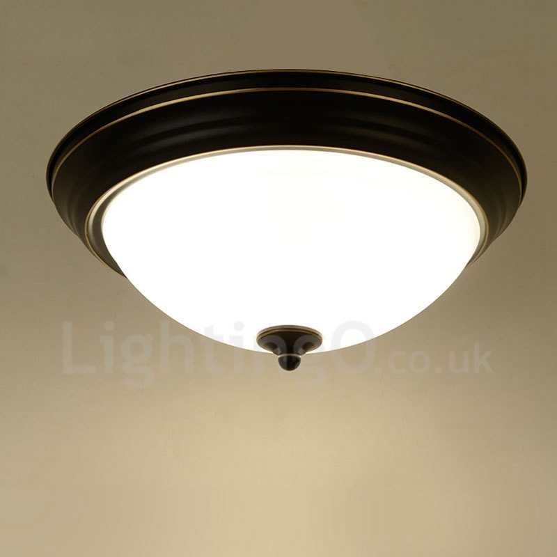 Lampada da soffitto Rustica Lodge LED integrata 30 x 15 cm