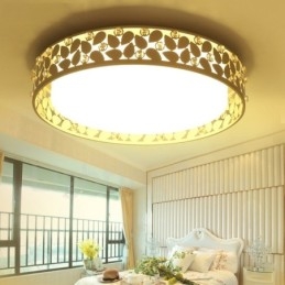 Lampada da soffitto moderna contemporanea LED integrato in metallo 48 × 10 mm