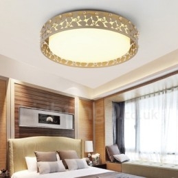 Lampada da soffitto moderna contemporanea LED integrato in metallo 48 × 10 mm