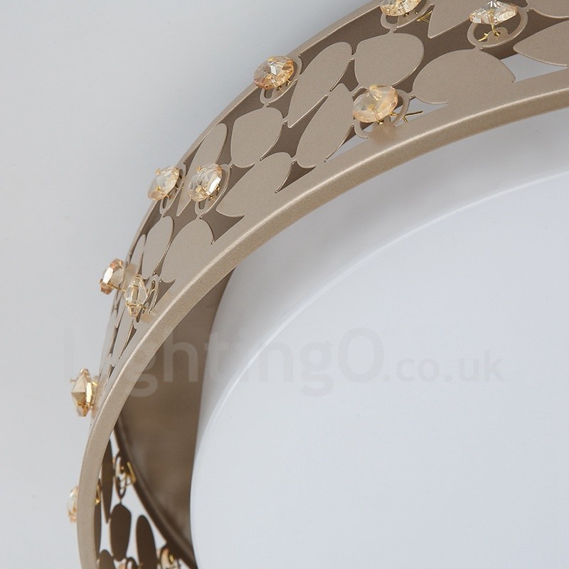 Lampada da soffitto moderna contemporanea LED integrato in metallo 48 × 10 mm