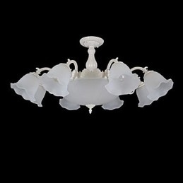 Lampadario a filo bianco retrò classico