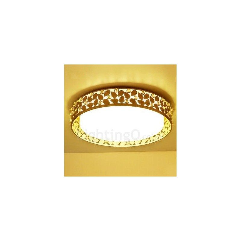 Lampada da soffitto moderna contemporanea LED integrato in metallo 48 × 10 mm