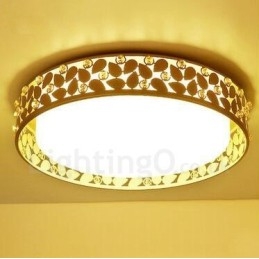 Lampada da soffitto moderna contemporanea LED integrato in metallo 48 × 10 mm