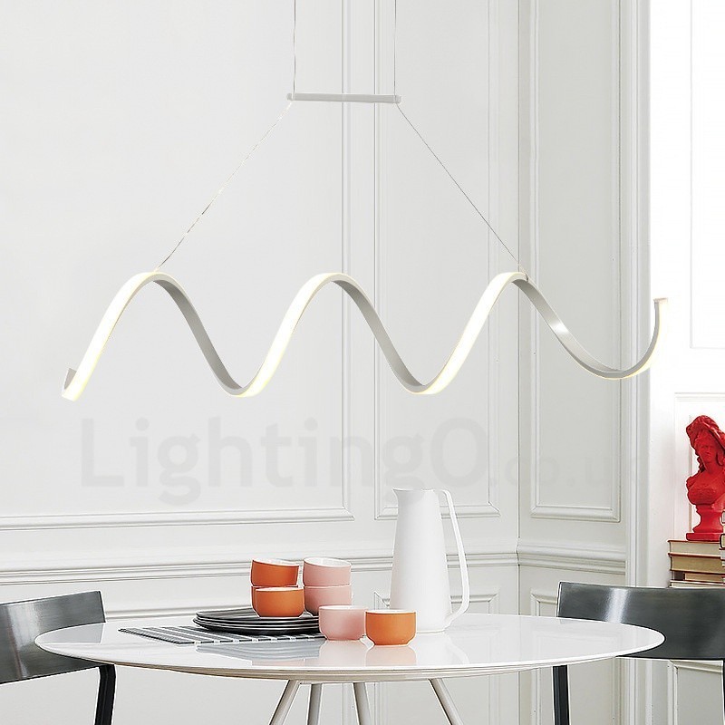 Lampada a sospensione moderna e contemporanea LED integrato 250 x 1000 mm