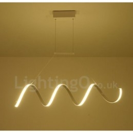 Lampada a sospensione moderna e contemporanea LED integrato 250 x 1000 mm