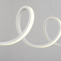 Lampada a sospensione moderna e contemporanea LED integrato 250 x 1000 mm