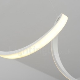 Lampada a sospensione moderna e contemporanea LED integrato 250 x 1000 mm