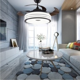 Ventilatore da soffitto moderno e contemporaneo 106 cm con telecomando