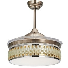 Ventilatore da soffitto moderno e contemporaneo invisibile 112 mm con telecomando