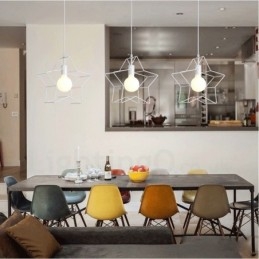 Lampada a sospensione moderna contemporanea a 3 luci 560 x 560 mm