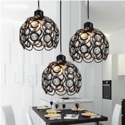 Lampada a sospensione Rustic Lodge a 3 luci LED integrato E27 20x20 cm