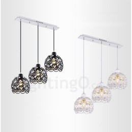 Lampada a sospensione Rustic Lodge a 3 luci LED integrato E27 20x20 cm