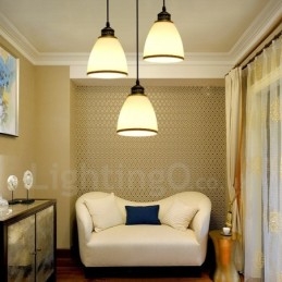 Lampada a sospensione Rustic Lodge in metallo a 3 luci con LED integrato