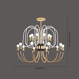 Lampadario moderno contemporaneo personalizzato