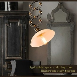 Lampadario a sospensione in ferro battuto stile rustico con dettagli dorati, nero/bianco, 50 cm
