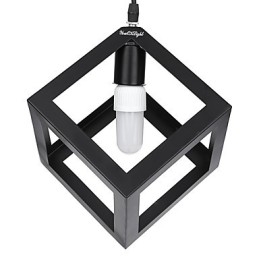 Lampadario moderno contemporaneo in metallo, 16 cm, E26/E27