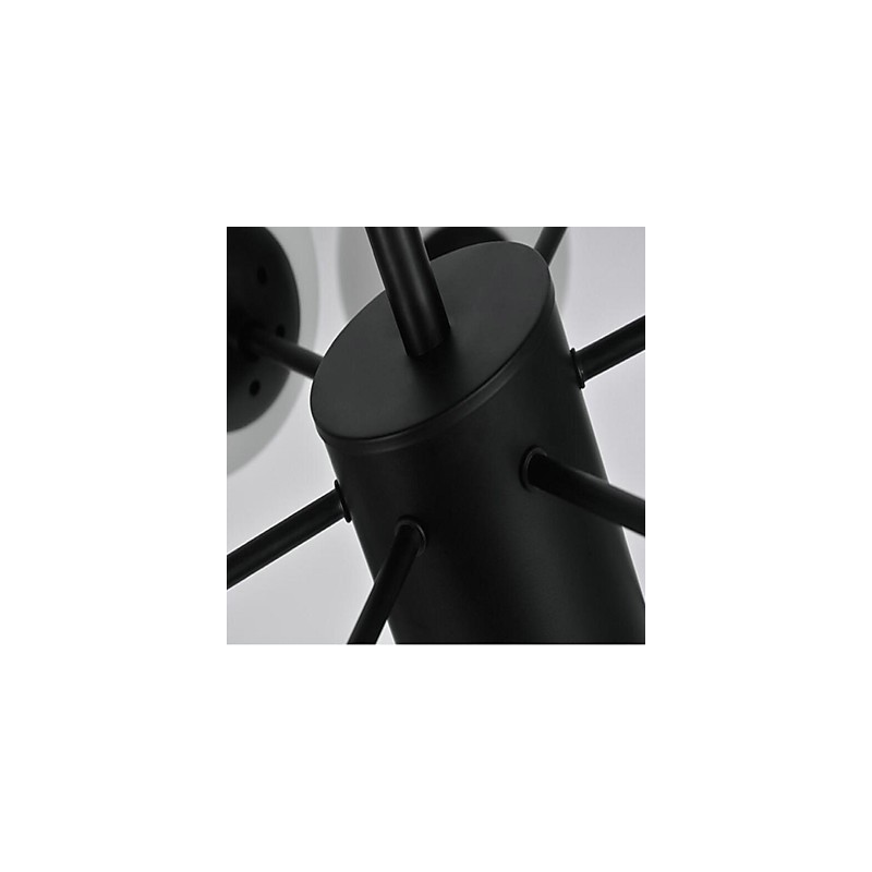 Lampadario moderno classico in metallo e vetro, mini, 8 luci E26/E27