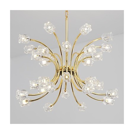 Lampadario moderno minimalista con plafoniera