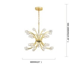 Lampadario moderno minimalista con plafoniera
