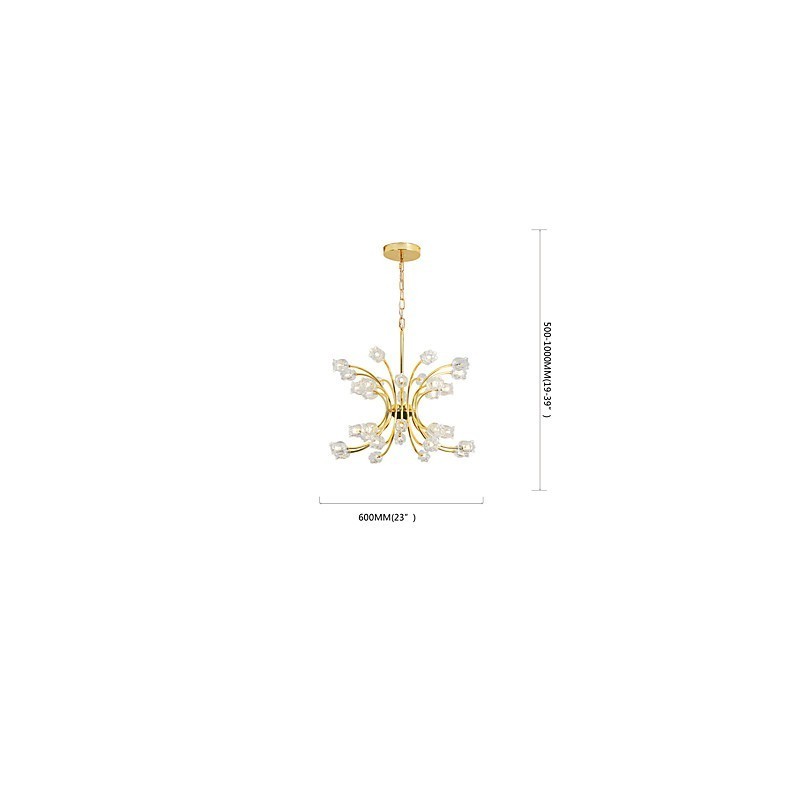 Lampadario moderno minimalista con plafoniera
