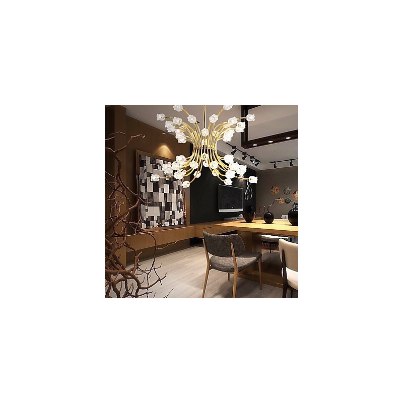 Lampadario moderno minimalista con plafoniera