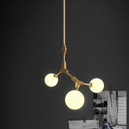Lampadario a sospensione classico mini in legno e bambù, finitura verniciata