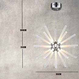 Lampadario a sospensione Ball Droplight LED 18W 35 cm