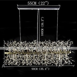 Lampadario classico tradizionale elettroplaccato in metallo e cristallo