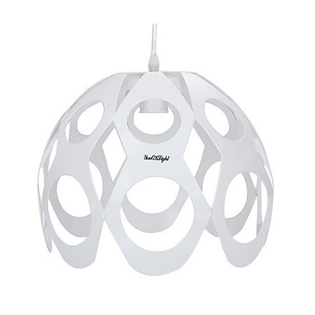 Lampadario moderno contemporaneo in metallo, 24 x 28 x 28 cm, E26/E27