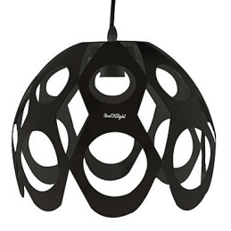 Lampadario moderno contemporaneo in metallo, 24 x 28 x 28 cm, E26/E27
