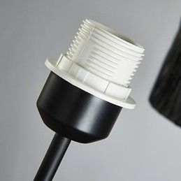 Lampadario classico tradizionale 3 luci con paralume in tessuto