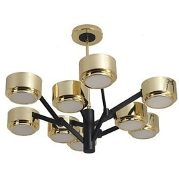 Lampadario minimalista moderno a tamburo 9 luci G9 LED integrata