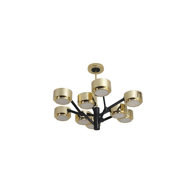 Lampadario minimalista moderno a tamburo 9 luci G9 LED integrata