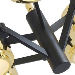 Lampadario minimalista moderno a tamburo 9 luci G9 LED integrata