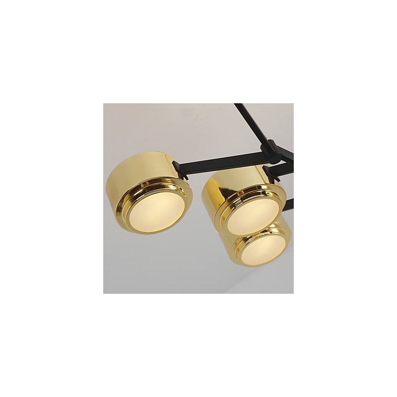 Lampadario minimalista moderno a tamburo 9 luci G9 LED integrata