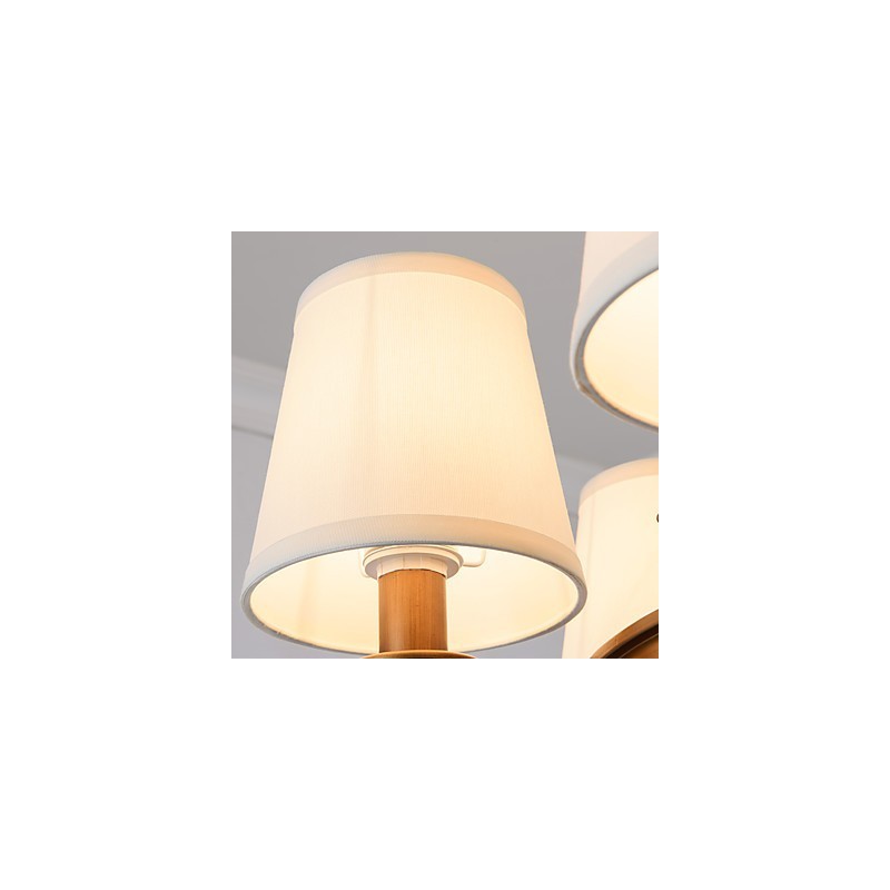 Lampadario a 3 luci in stile rustico, vintage e moderno, finitura dipinta