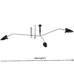 Lampadario moderno contemporaneo in metallo verniciato
