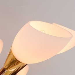 Lampadario nordico creativo per ingresso, metallo e vetro, 83 x 135 x 83 cm