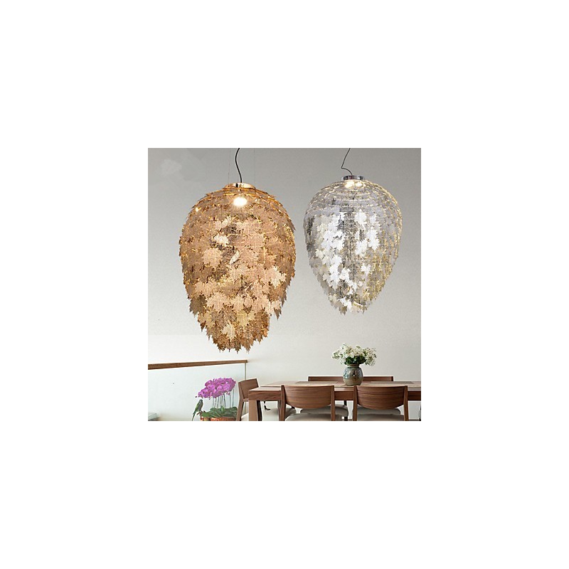 Lampadario classico a lanterna elettroplaccato in metallo, stile mini