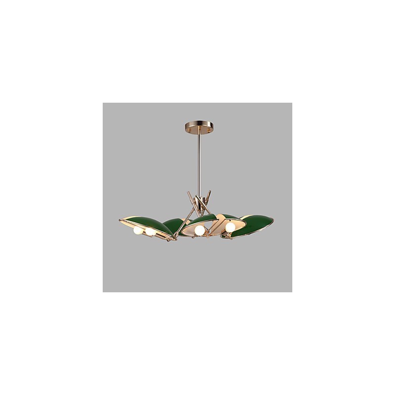 Lampadario moderno minimalista in metallo 8 luci E12/E14