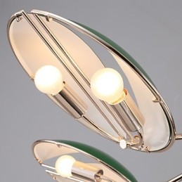 Lampadario moderno minimalista in metallo 8 luci E12/E14