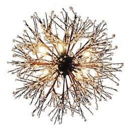 Lampadario moderno Firework Vintage in ferro battuto a 8 luci