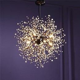 Lampadario moderno Firework Vintage in ferro battuto a 8 luci