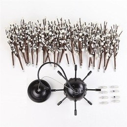 Lampadario moderno Firework Vintage in ferro battuto a 8 luci